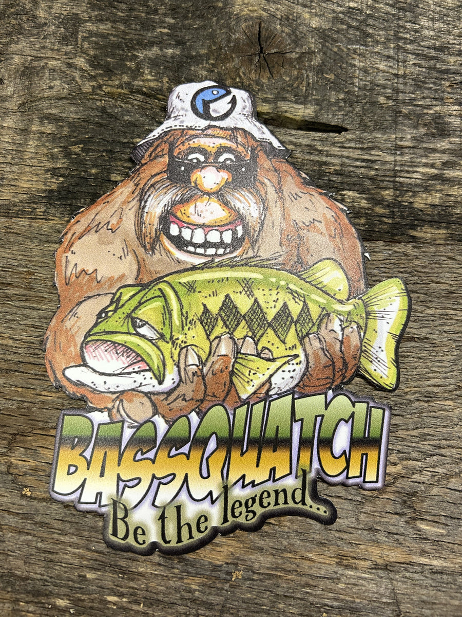 BassquatchBe the legend Decal Fishing Complete Inc