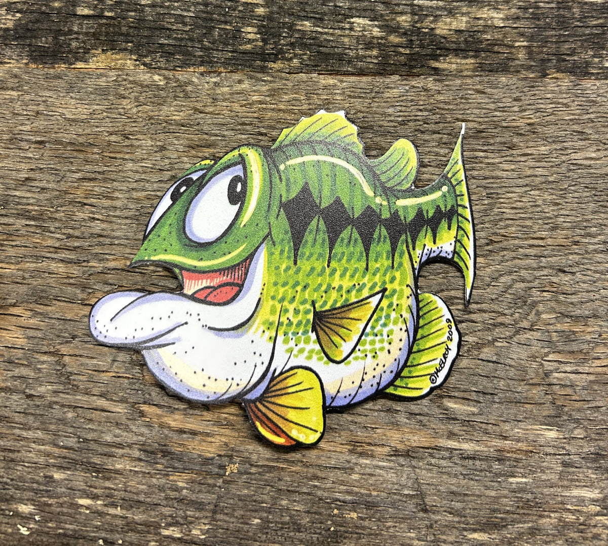 Happy Lucky (Largemouth Bass) Decal – Fishing Complete Inc