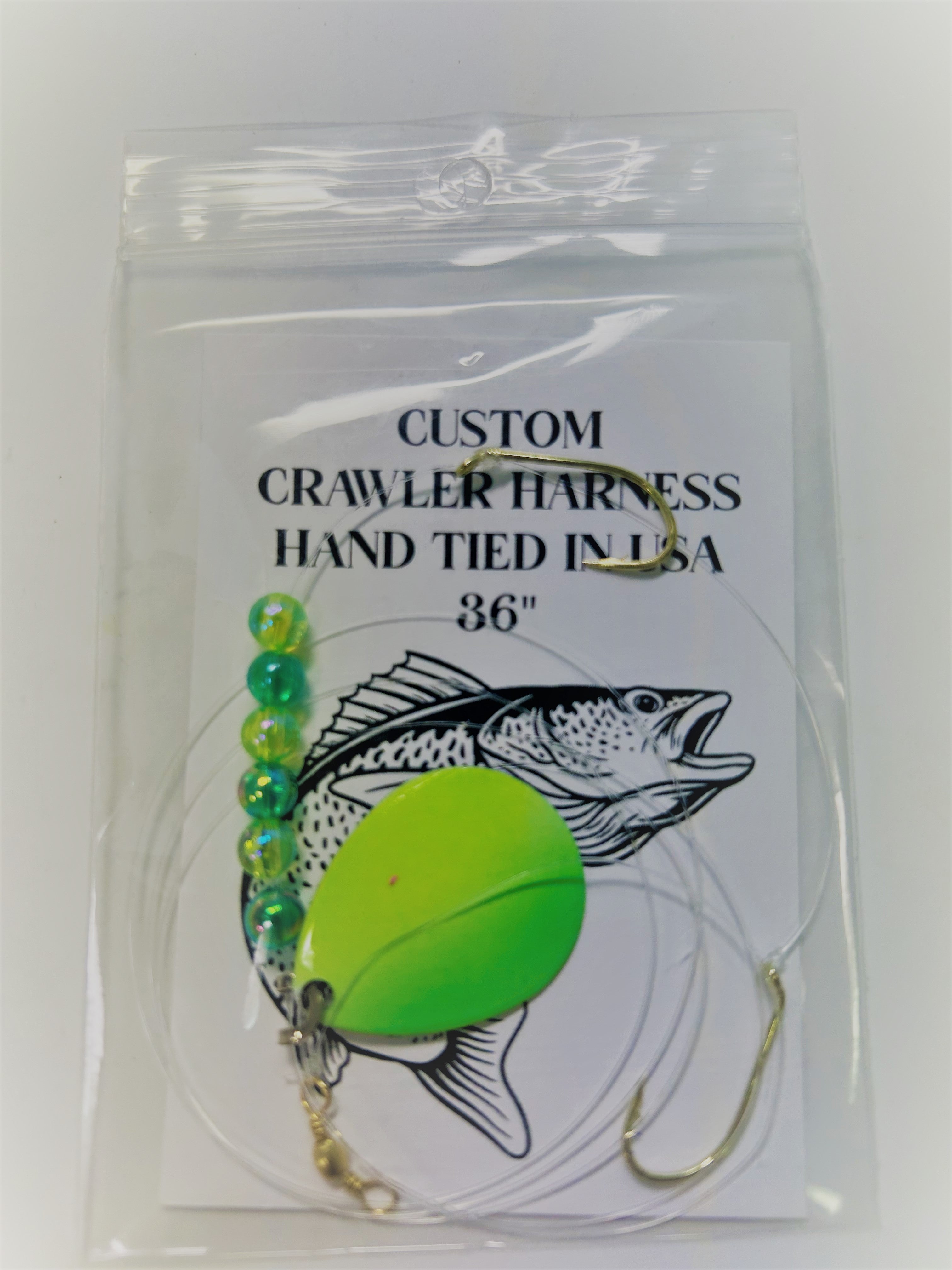 Custom Crawler Harness hand tied 36 from Fishing Complete – Fishing  Complete Inc