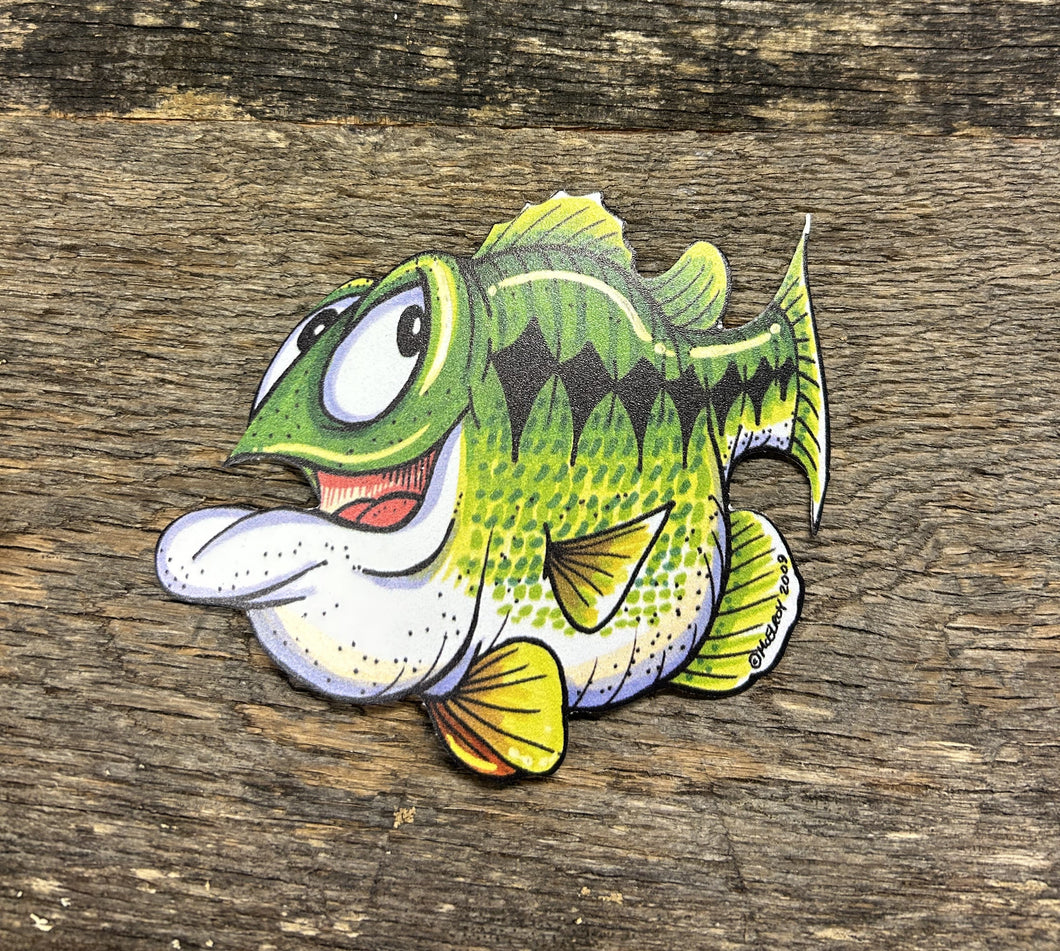 Happy Lucky (Largemouth Bass) Decal