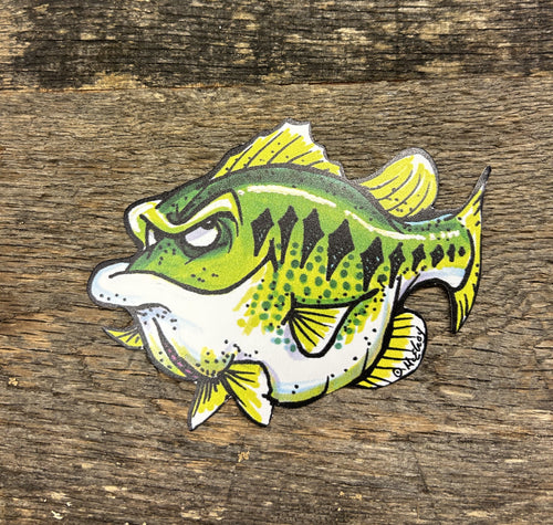 Fishing Bass Fish Vinyl Decal Stickers Pack Lot of 16 Decals Mega