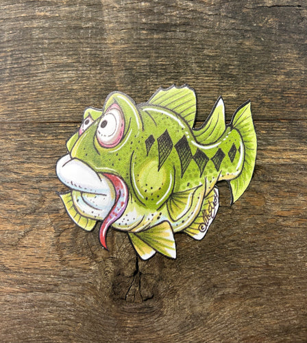 Decals – Tagged Bass– Fishing Complete Inc