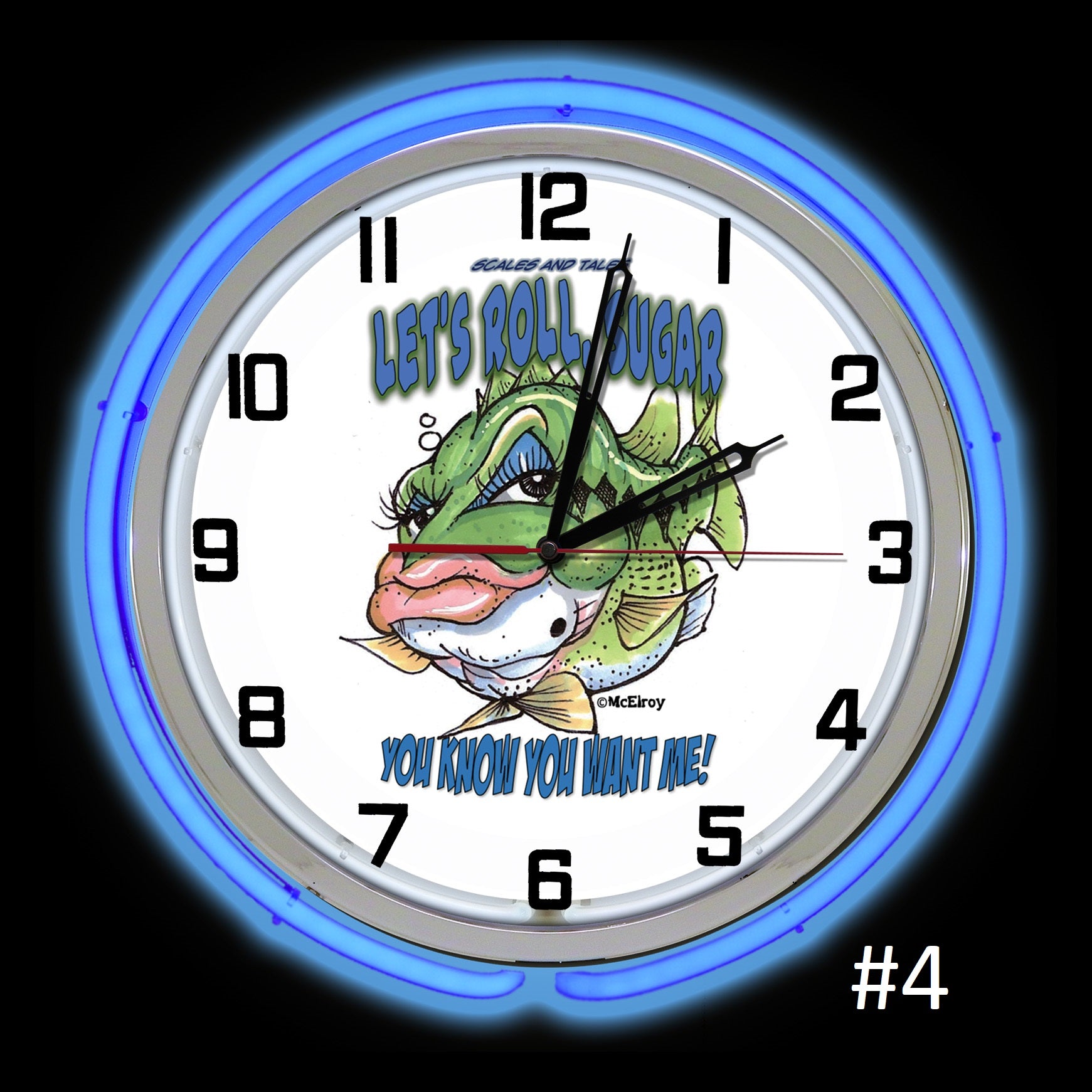 Scales and Tales Edition Neon clocks – Fishing Complete Inc