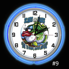 Scales and Tales Edition Neon clocks