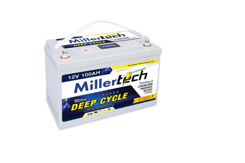 MillerTech Lithium Battery-12 volt 100AH Lithium Battery