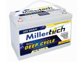 Millertech Lithium Battery- 24 Volt 60 Amp Hour Lithium Battery 24V60AH