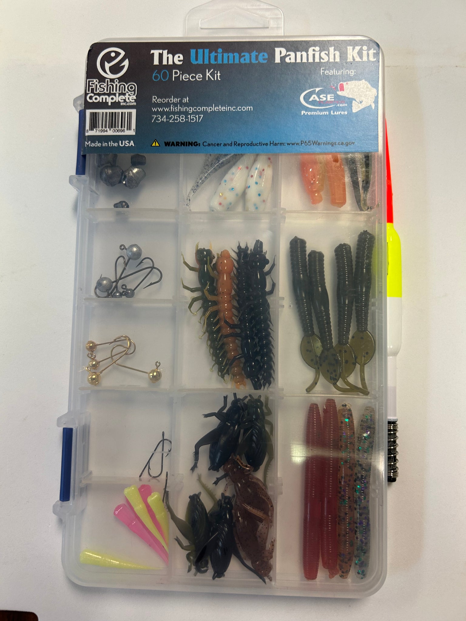 The Ultimate Panfish Kit- 60 piece kit – Fishing Complete Inc
