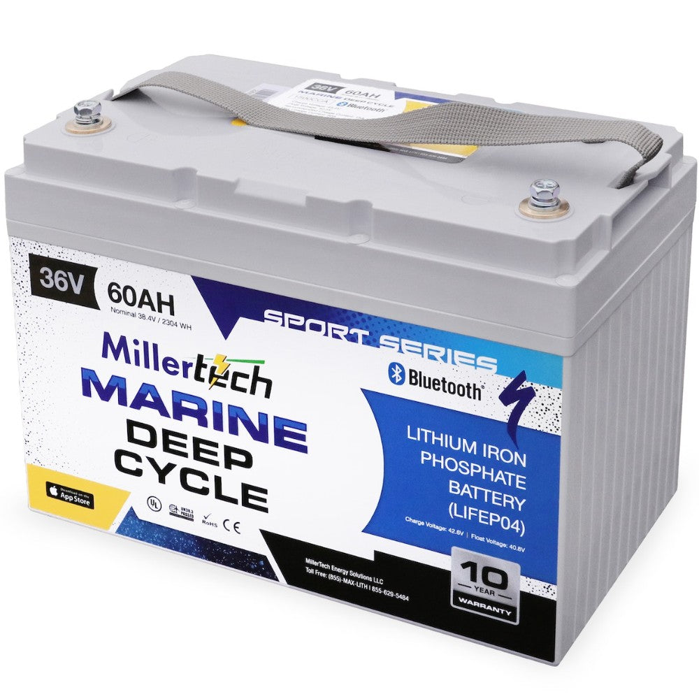 Millertech Lithium Battery- 36 Volt 60 Amp Hour36V 60AH Sport Series Lithium Battery