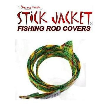  RITE-HITE Orin Briant Stick Jacket Fishing Rod Covers - Ltd  Casting Stick Jacket, Comes in a Variety of Colors; Keeps Your Rod Safe and  Tangle Free (Black Crappie) : Sports